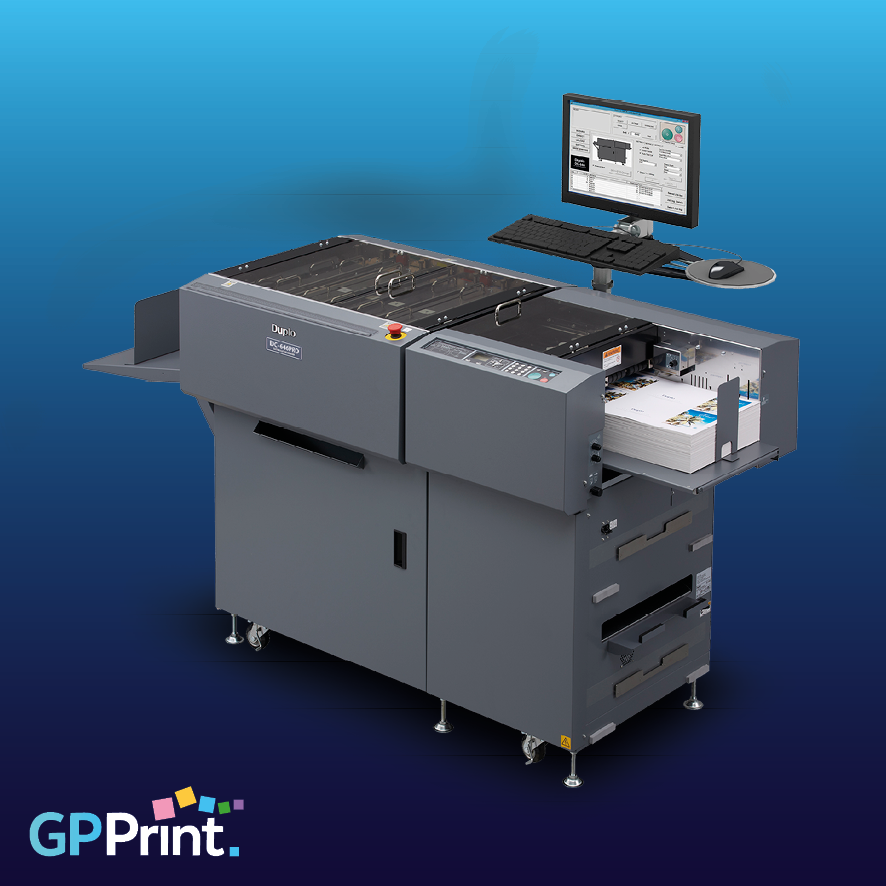 Duplo DC-646, cutter, slitter, creaser & perforator