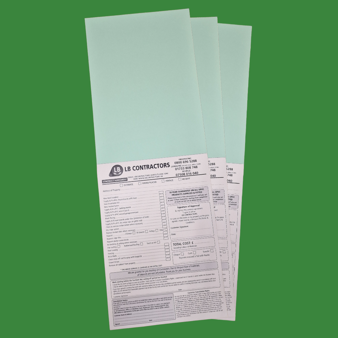 A4 NCR Pads