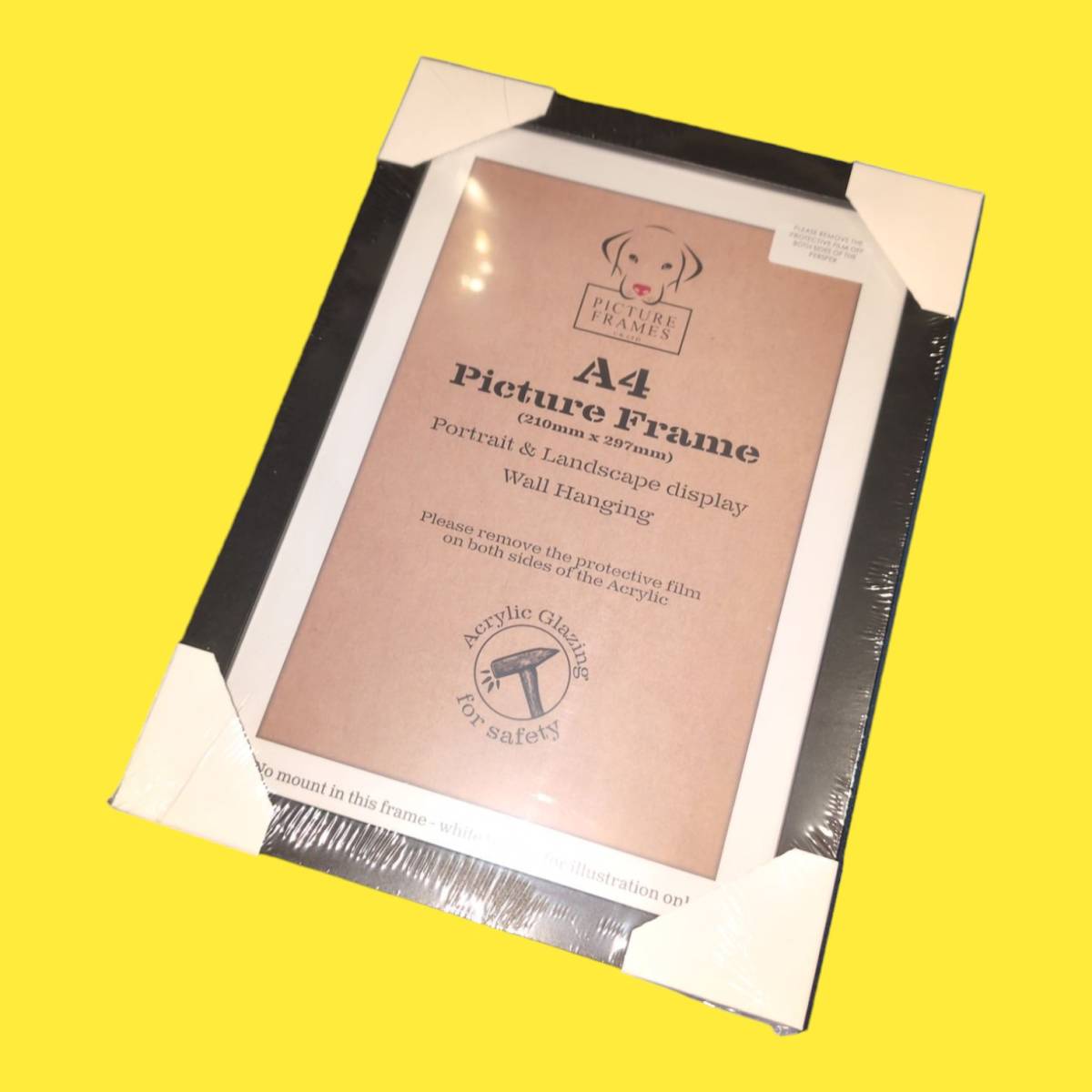 A4 Black Frame