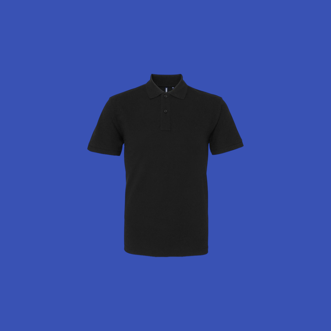 Asquith and Fox Mens Polo - Black