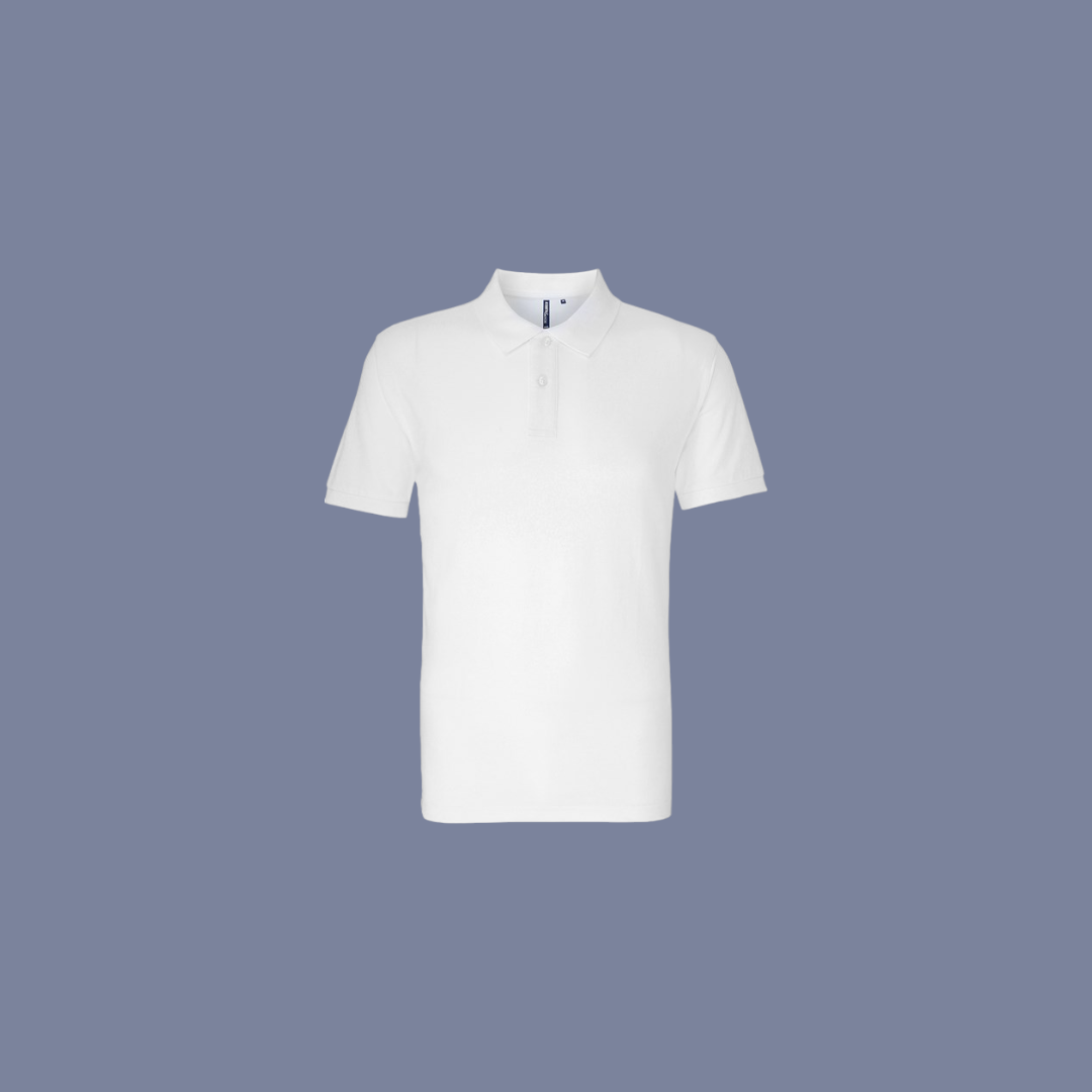 Asquith and Fox Mens Polo - White
