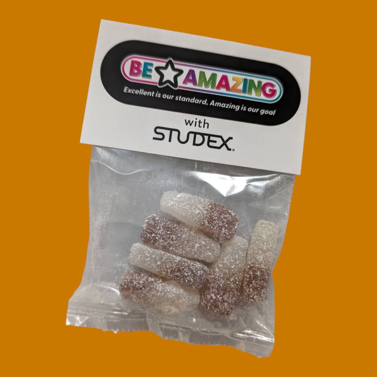 Cola Bottles Sweet Pack - Eco Info Card