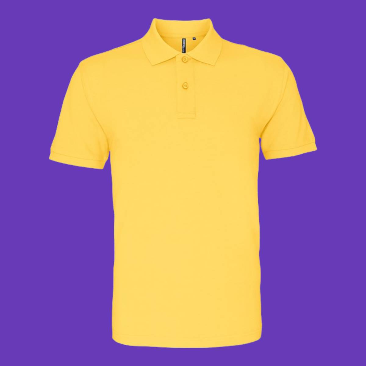 Asquith and Fox Mens Polo - Mustard