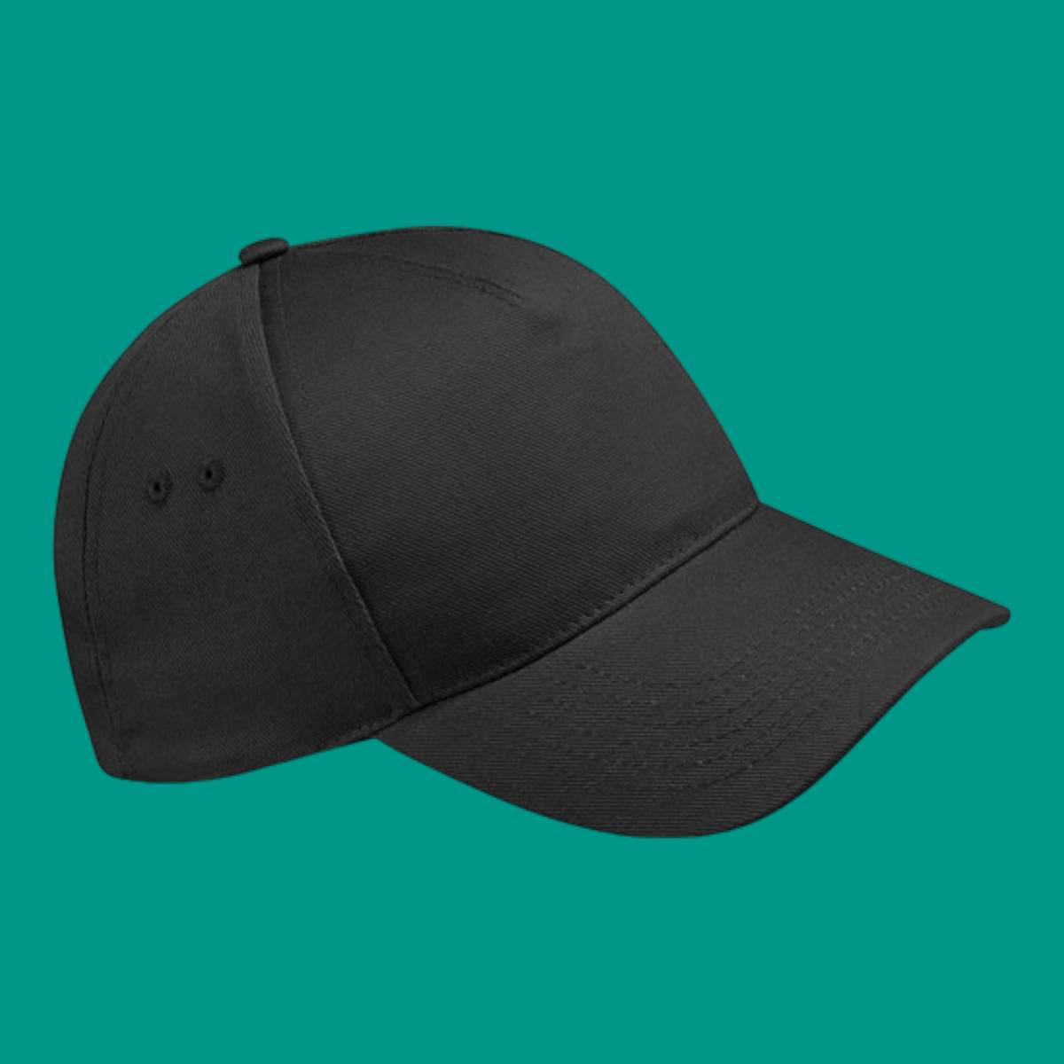 Beechfield Ultimate 5 Panel Cap - Black