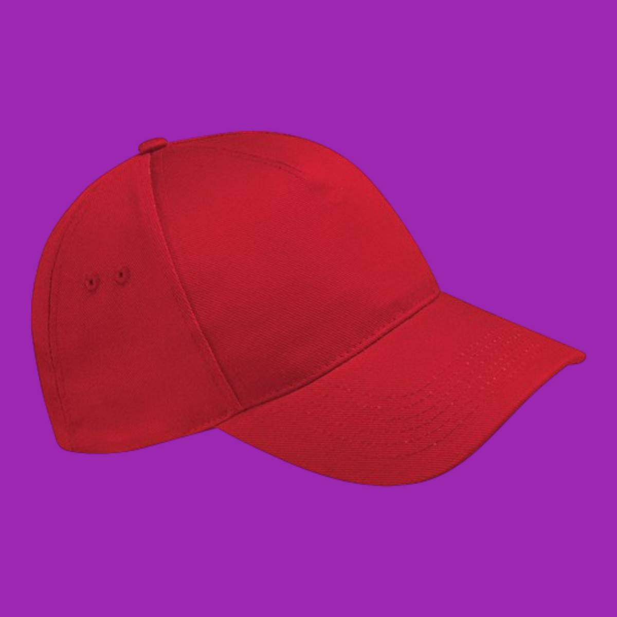 Beechfield Ultimate 5 Panel Cap - Classic Red