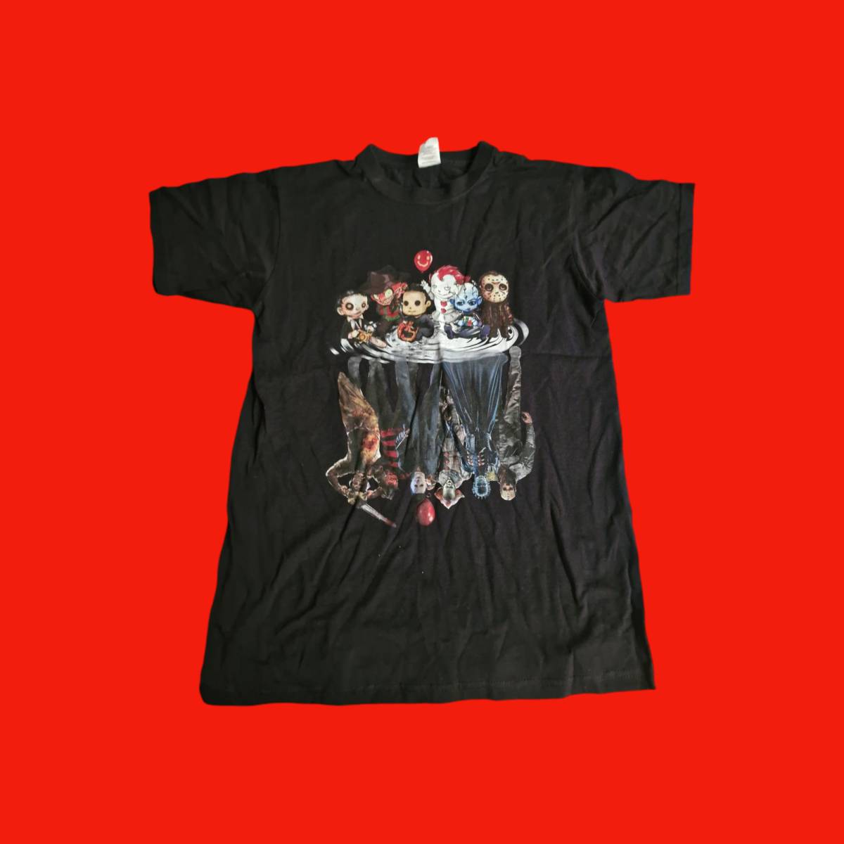 Horror Characters Tee Black XL