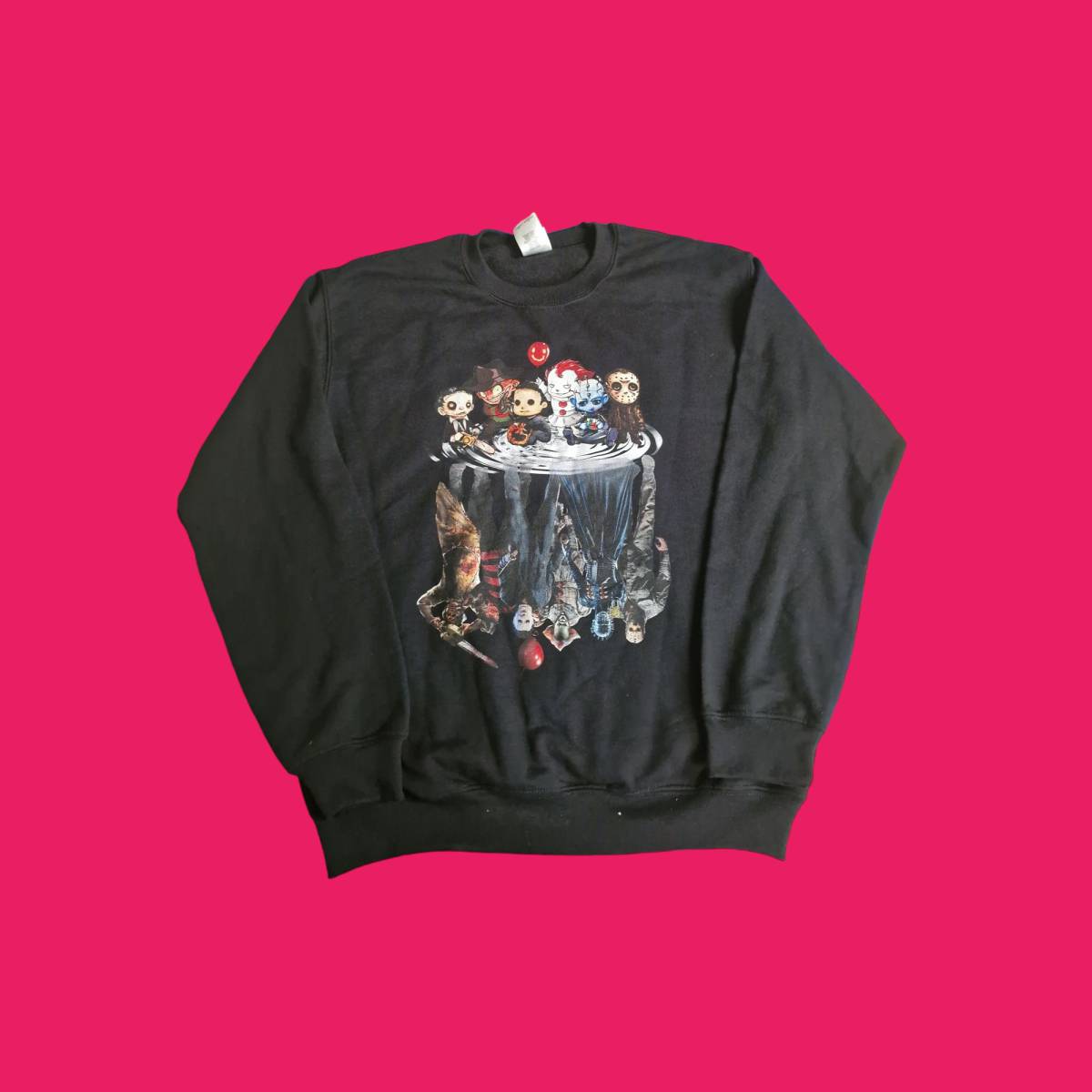 Horror Characters Sweatshirt Black Small