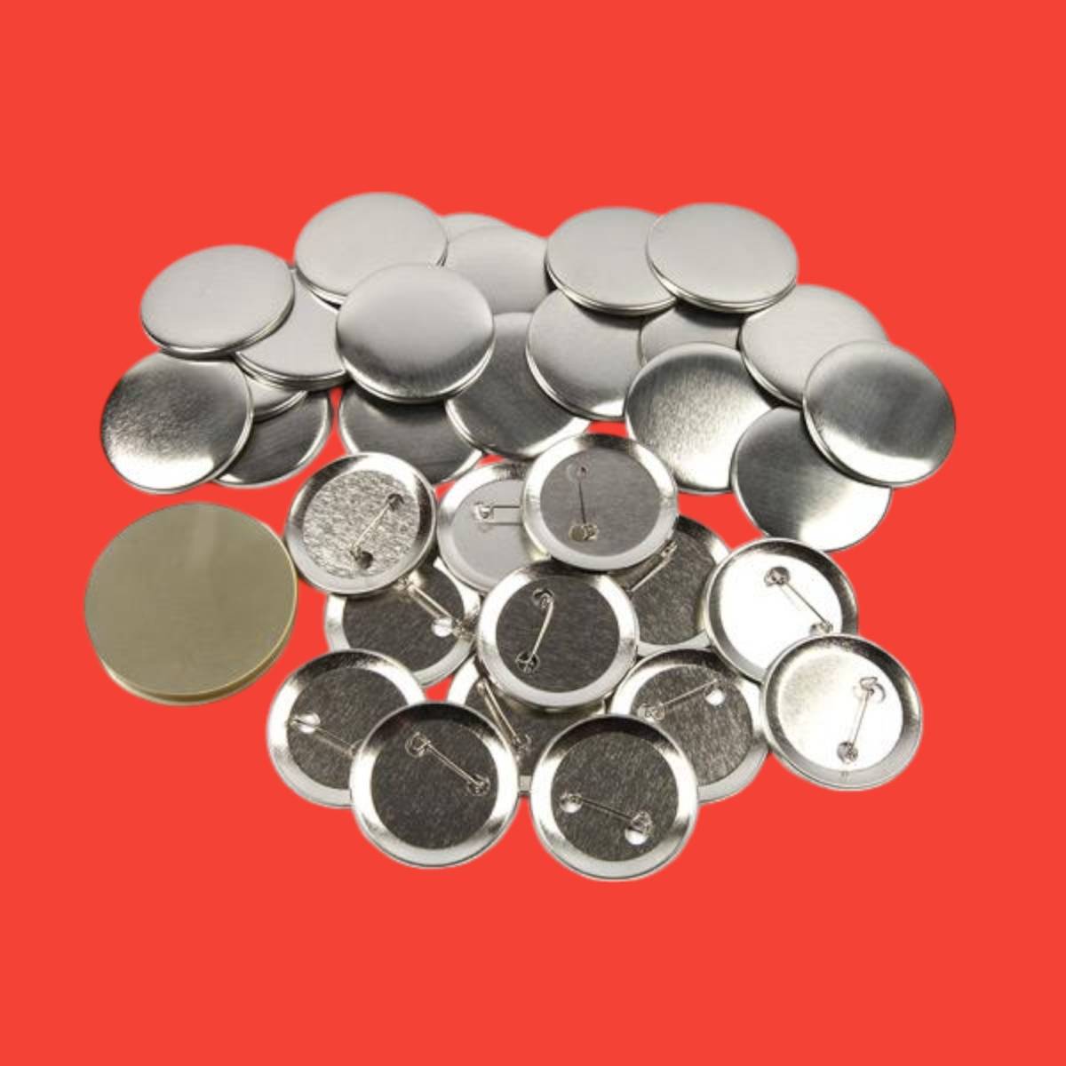 50mm Button Badge Blanks
