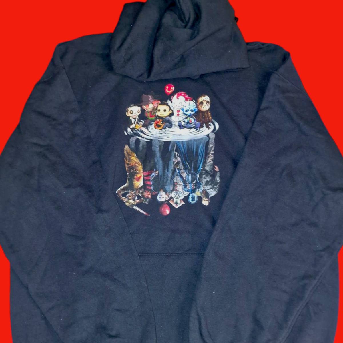 Horror Characters Hoodie Black XL