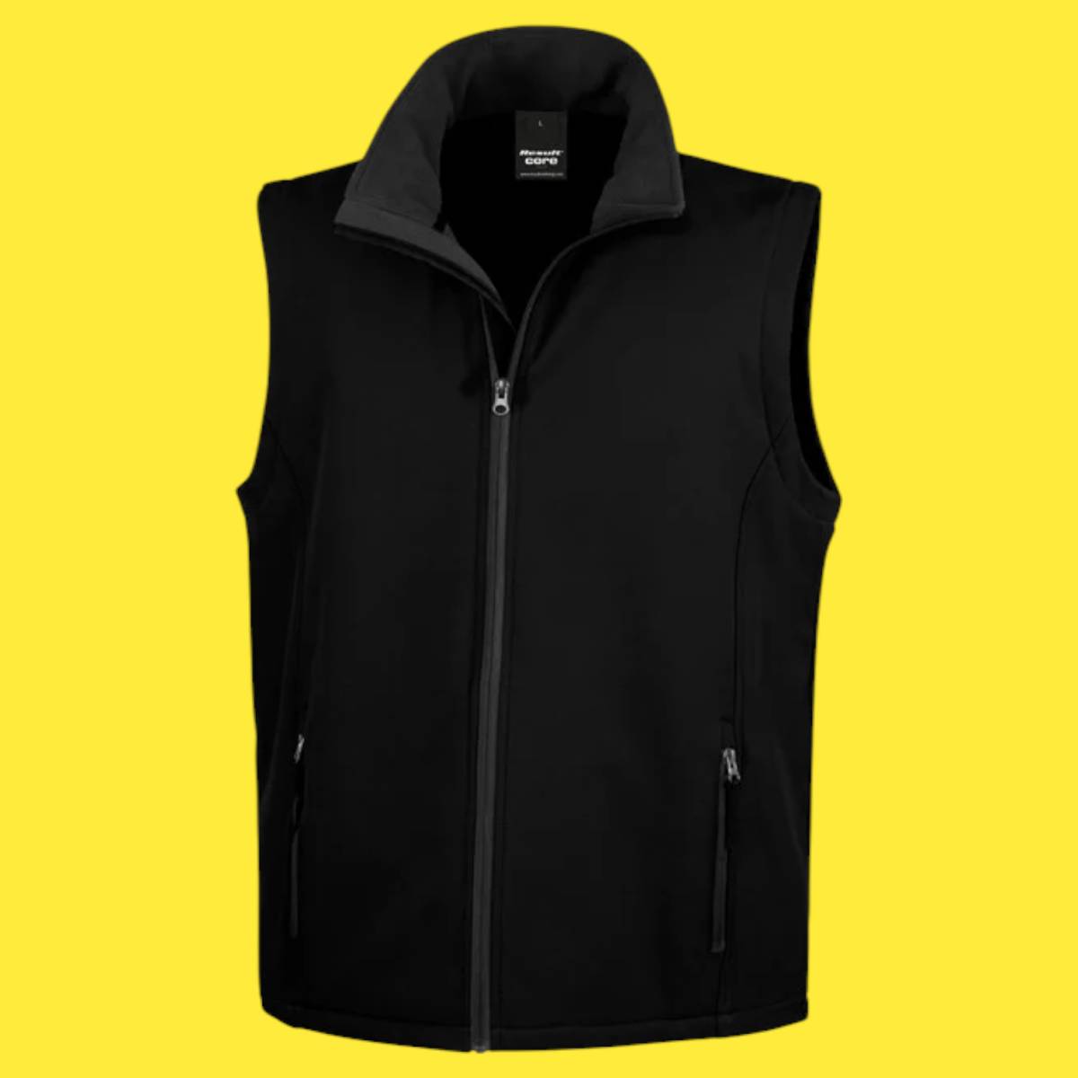 Result Printable Softshell Bodywarmer - Black