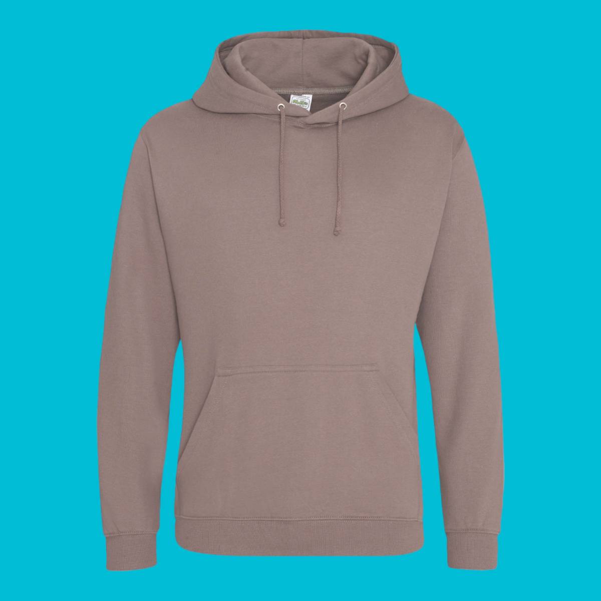 AWDis College Hoodie - Mocha Brown