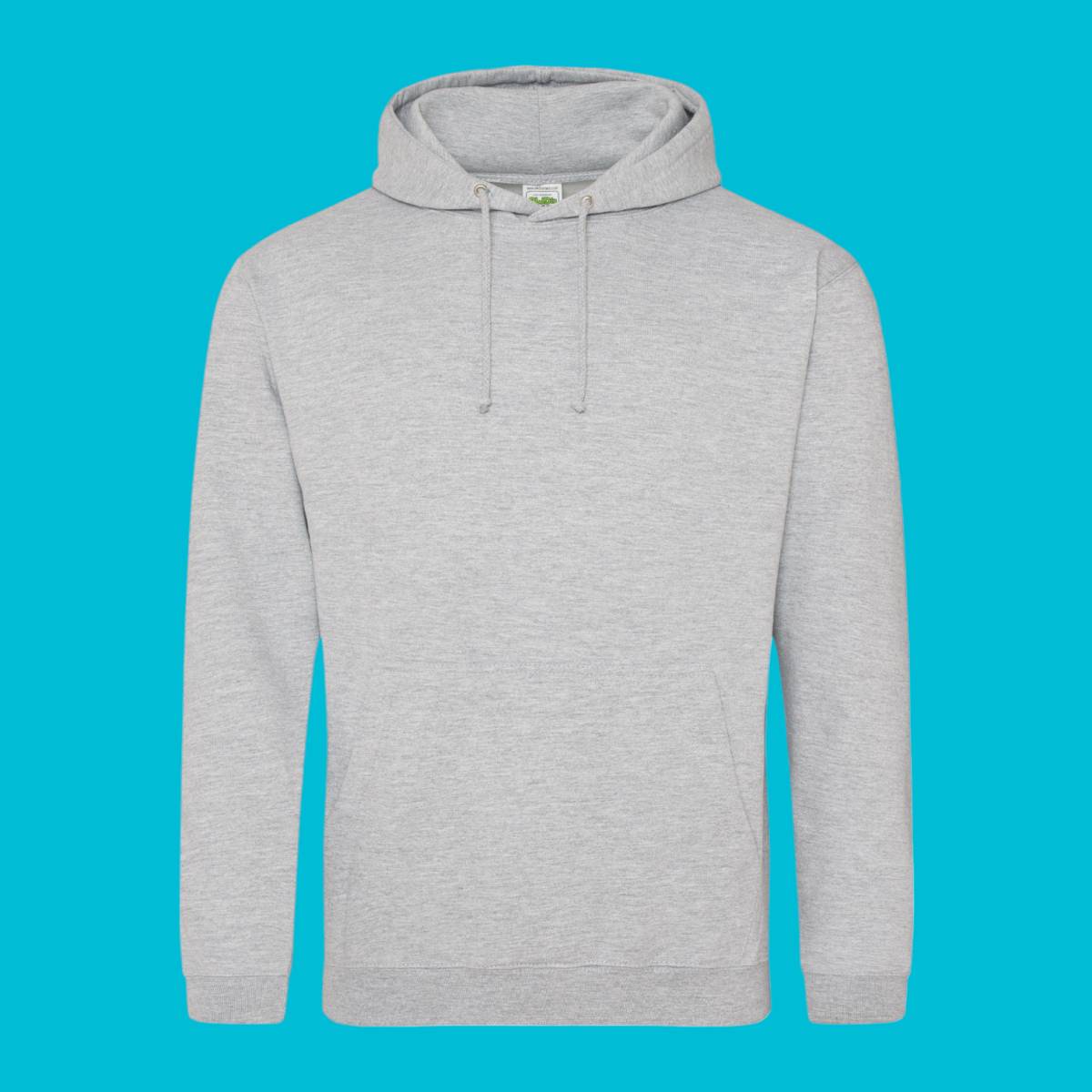 AWDis College Hoodie - Heather Grey
