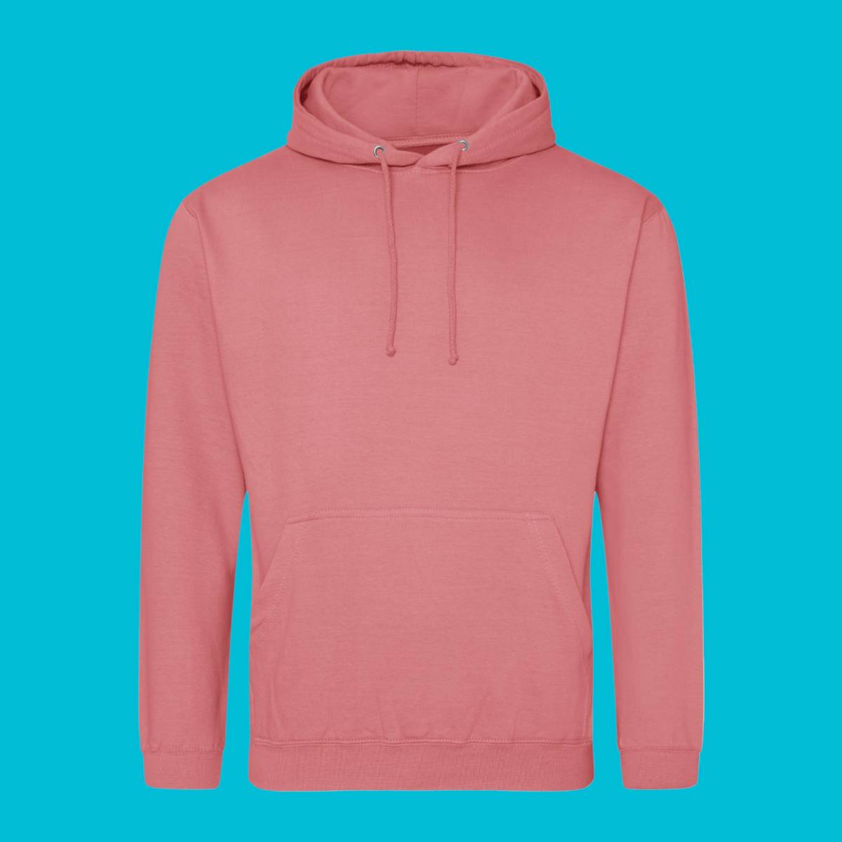 AWDis College Hoodie - Dusty Rose