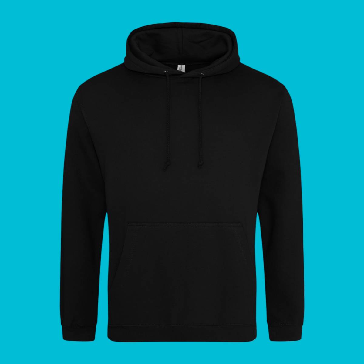 AWDis College Hoodie - Deep Black
