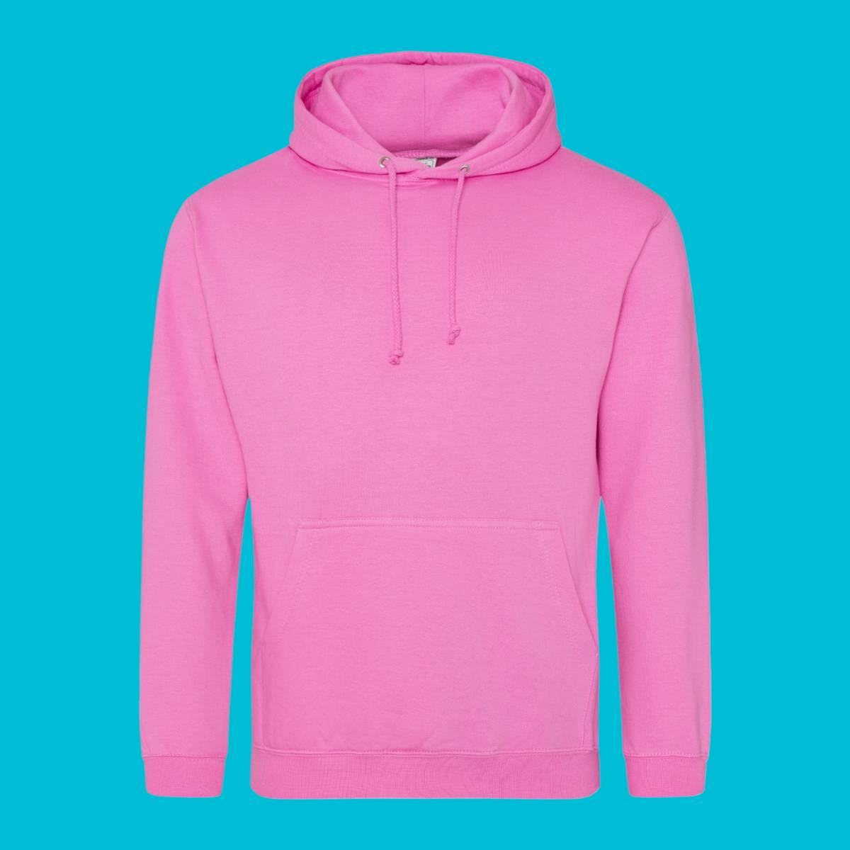 AWDis College Hoodie - Candyfloss Pink