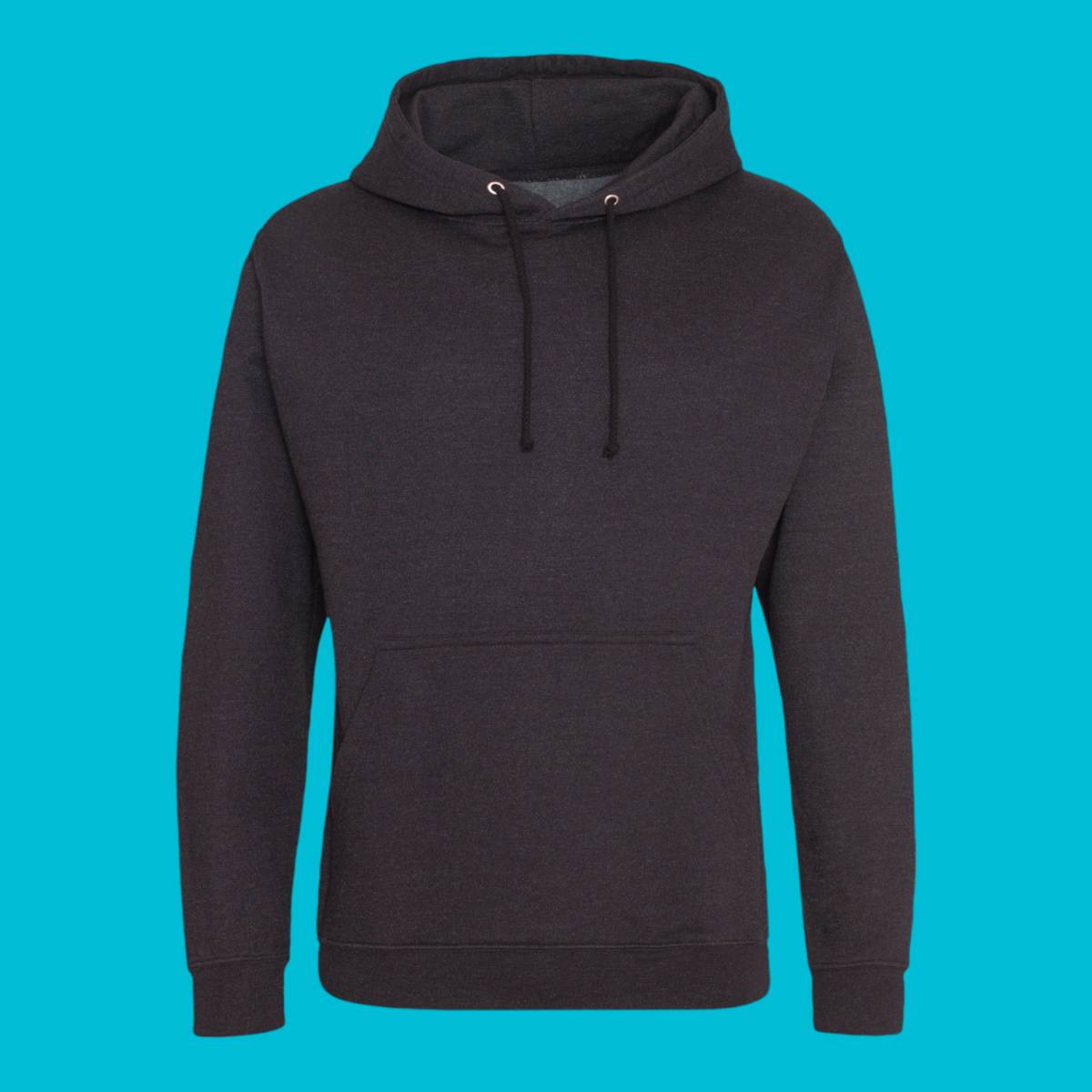 AWDis College Hoodie - Black Smoke