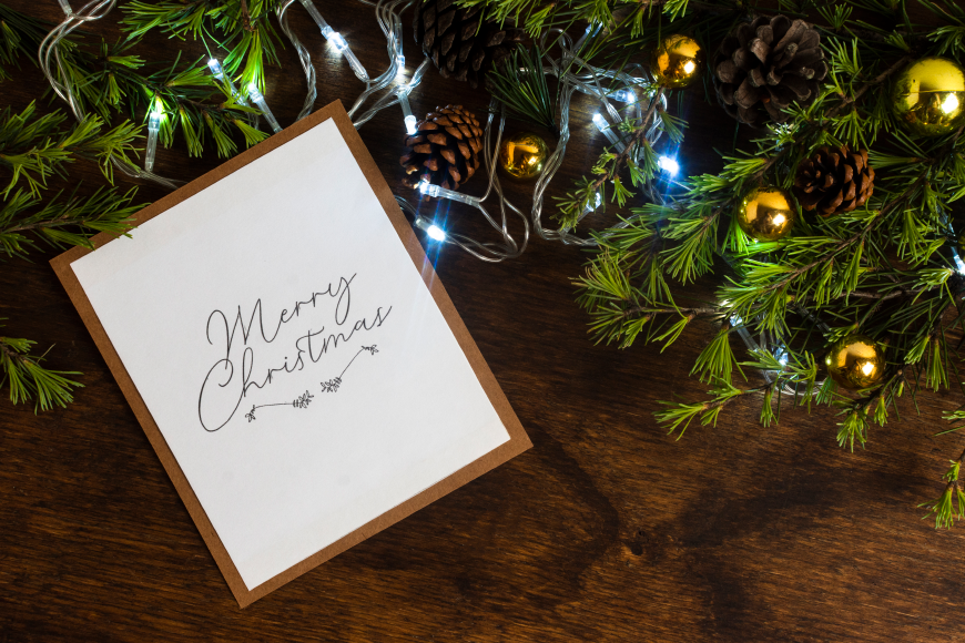 Order your personalised Christmas cards for family and friends