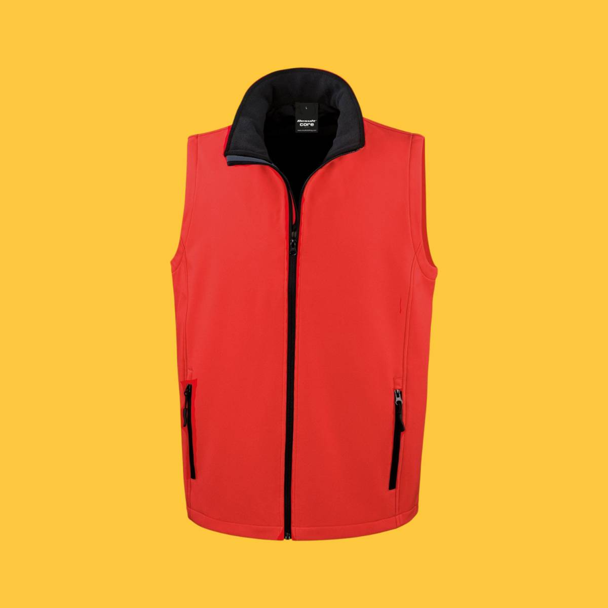 Result Printable Softshell Bodywarmer - Red Black