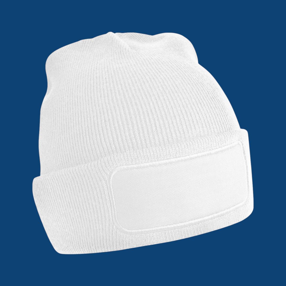 Beechfield Original Patch Beanie - White