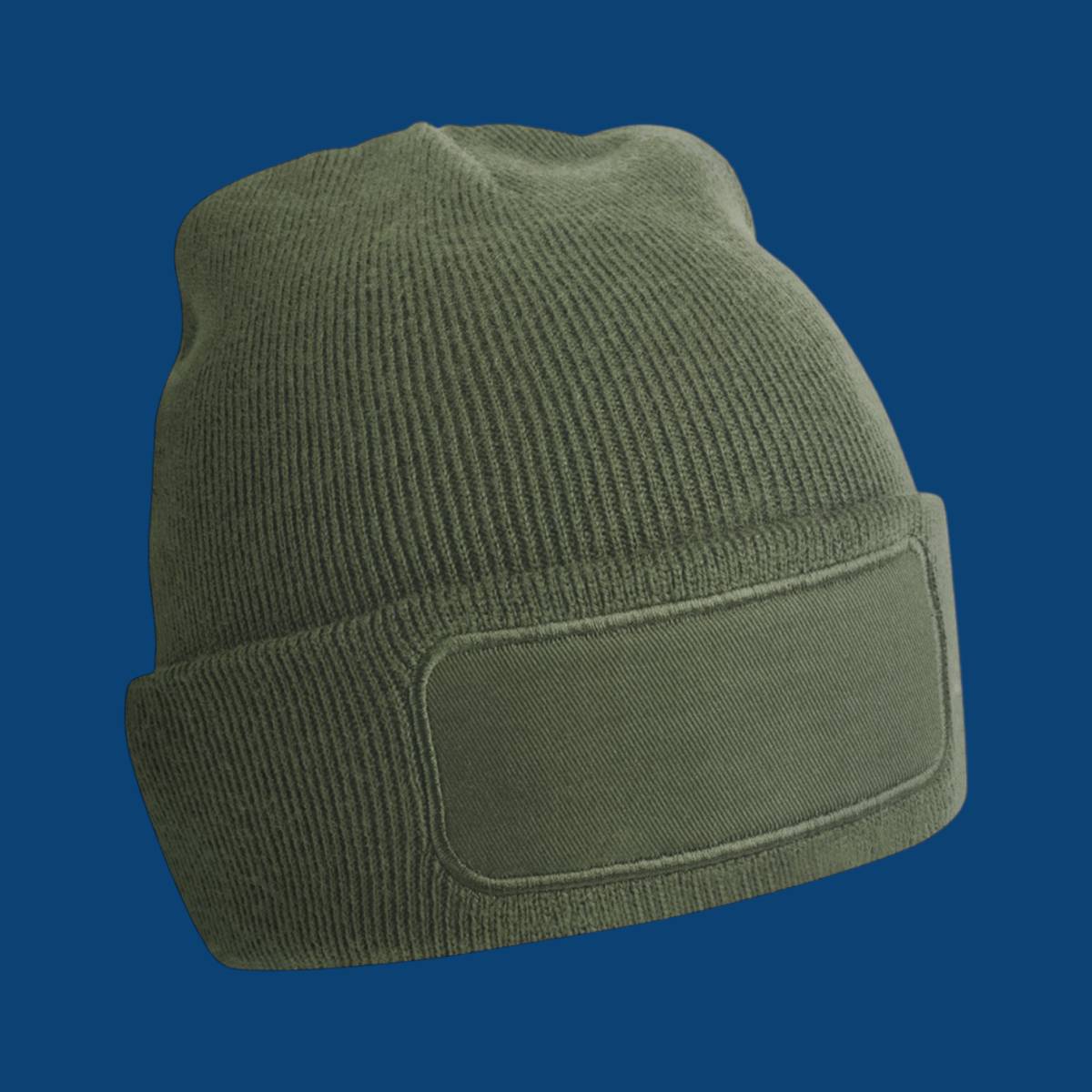 Beechfield Original Patch Beanie - Olive Green