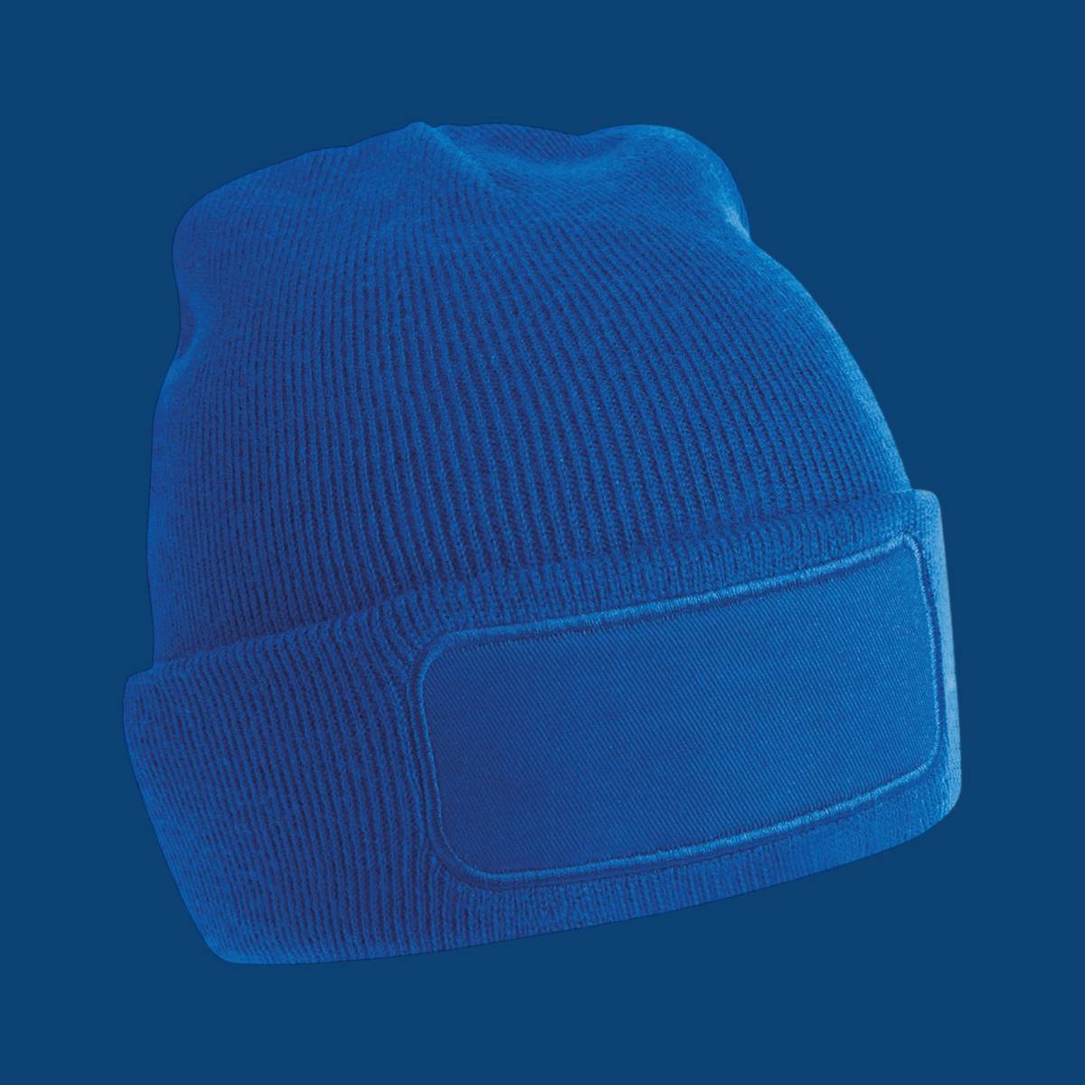 Beechfield Original Patch Beanie - Bright Royal