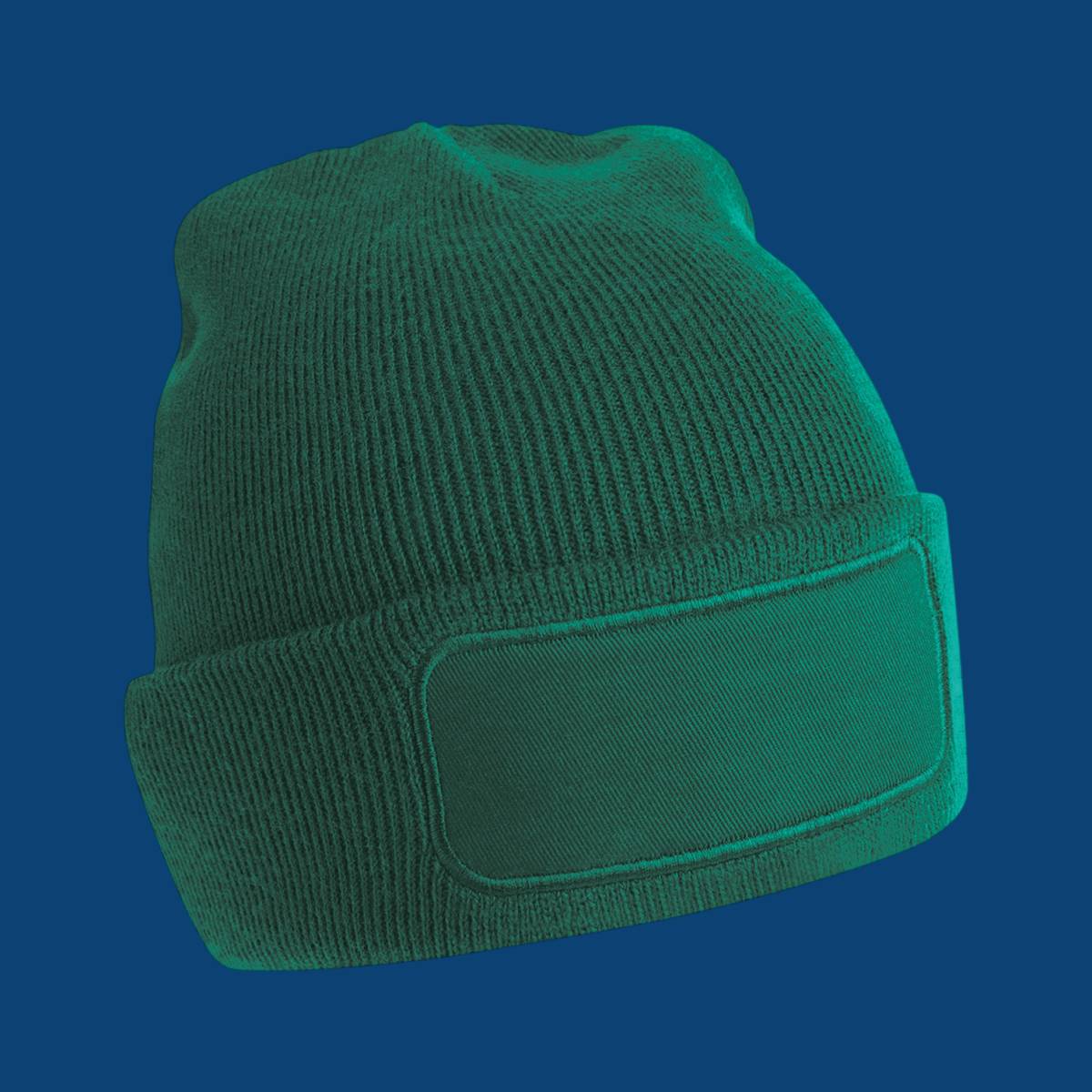 Beechfield Original Patch Beanie - Bottle Green