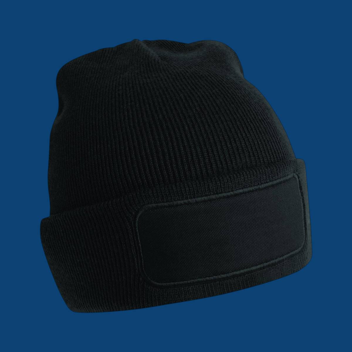 Beechfield Original Patch Beanie - Black