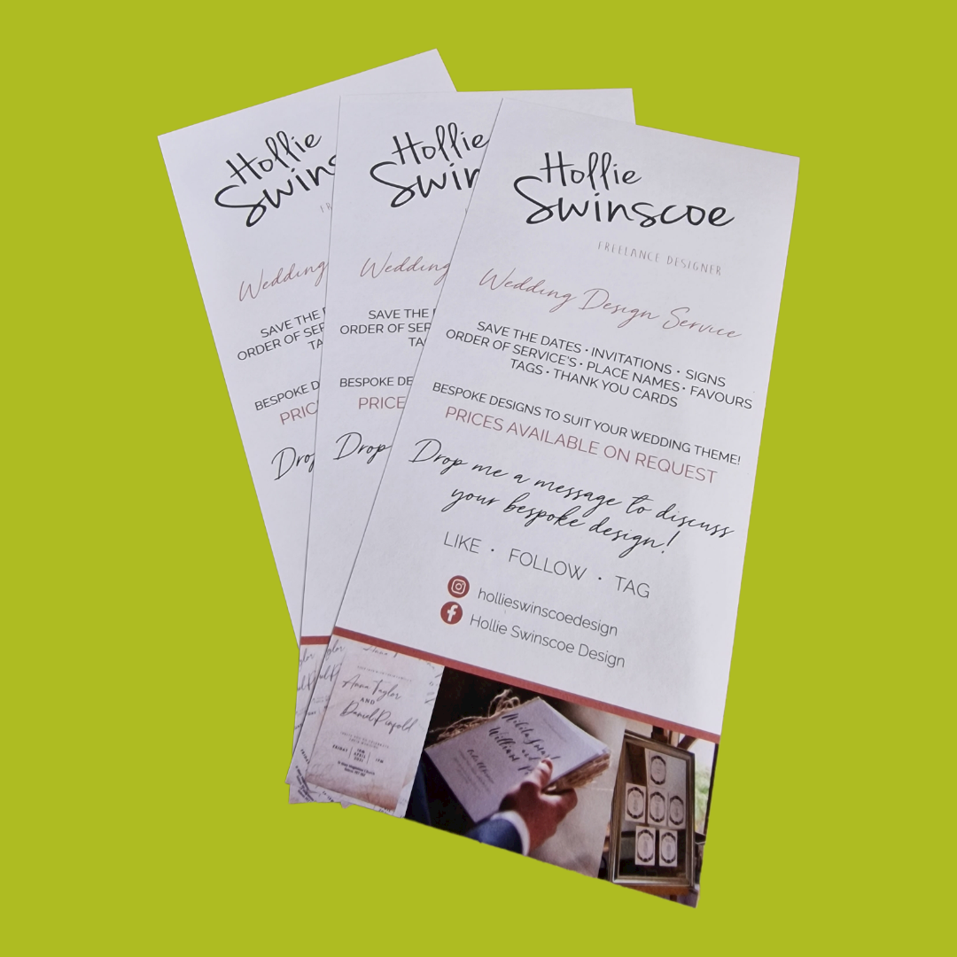 Get people talking about your events by handing out flyers